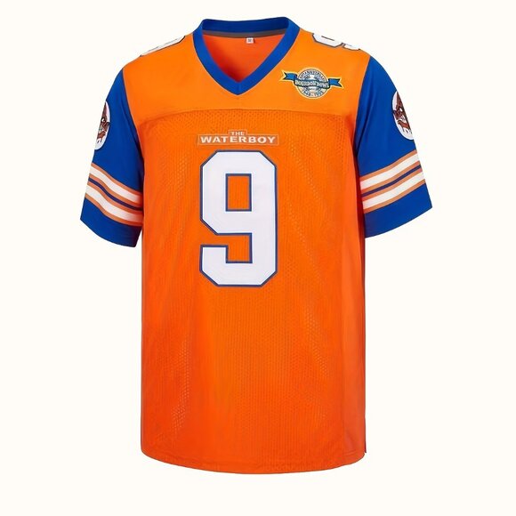 The Waterboy Bobby Boucher #9 Football Jersey Adam Sandler M-XXL - Picture 2 of 5